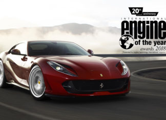 Ferrari turbocharged v8 Voted Best Engine