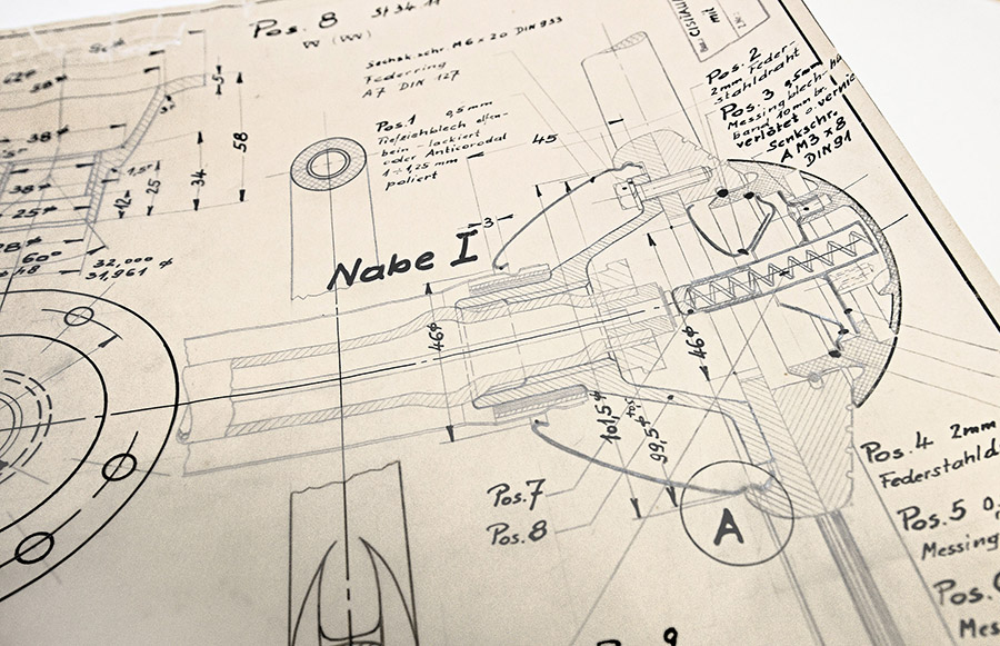 Porsche Technical Drawing Collection