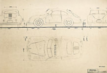 Porsche Technical Drawing Collection