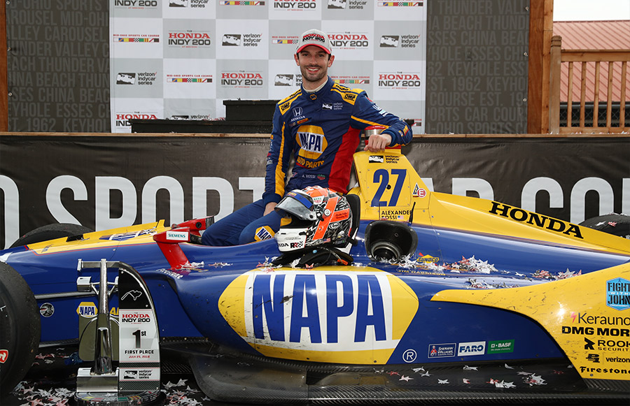 Alexander Rossi Wins Honda Indy 200