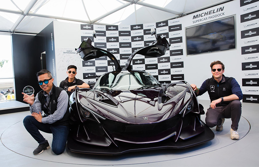Apollo IE Michelin Supercar Paddock Showstopper Trophy