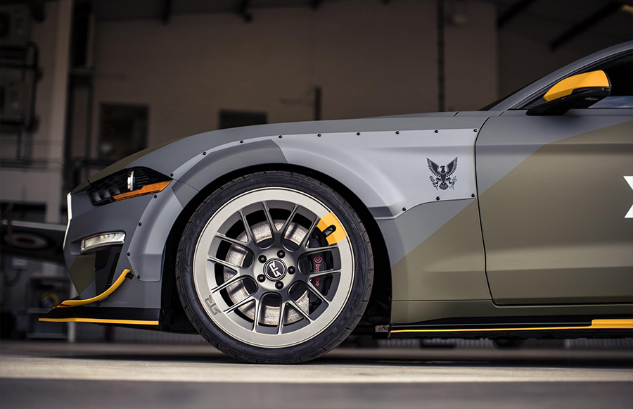 Vaughn Gittin Jr. Eagle Squadron Mustang GT at Goodwood Festival
