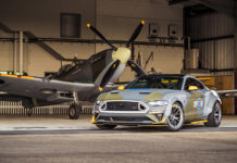 Vaughn Gittin Jr. Eagle Squadron Mustang GT at Goodwood Festival