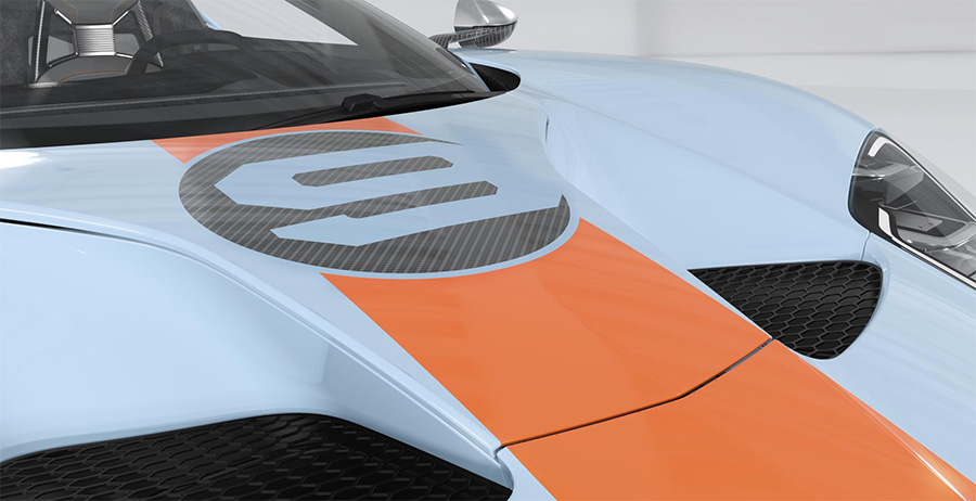 2019 Ford GT Heritage Edition Gulf Oil Paint Scheme