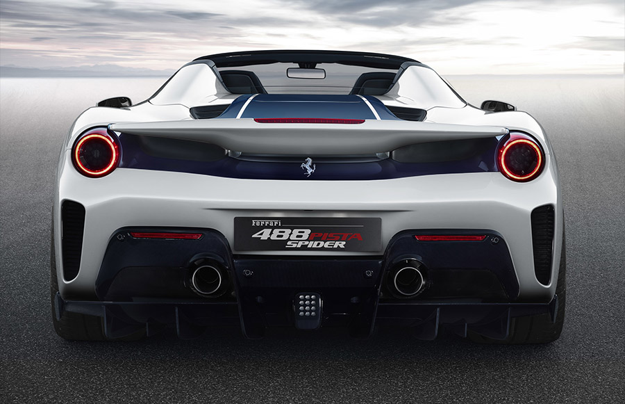 Special Series Ferrari 488 Pista Spider Pebble Beach