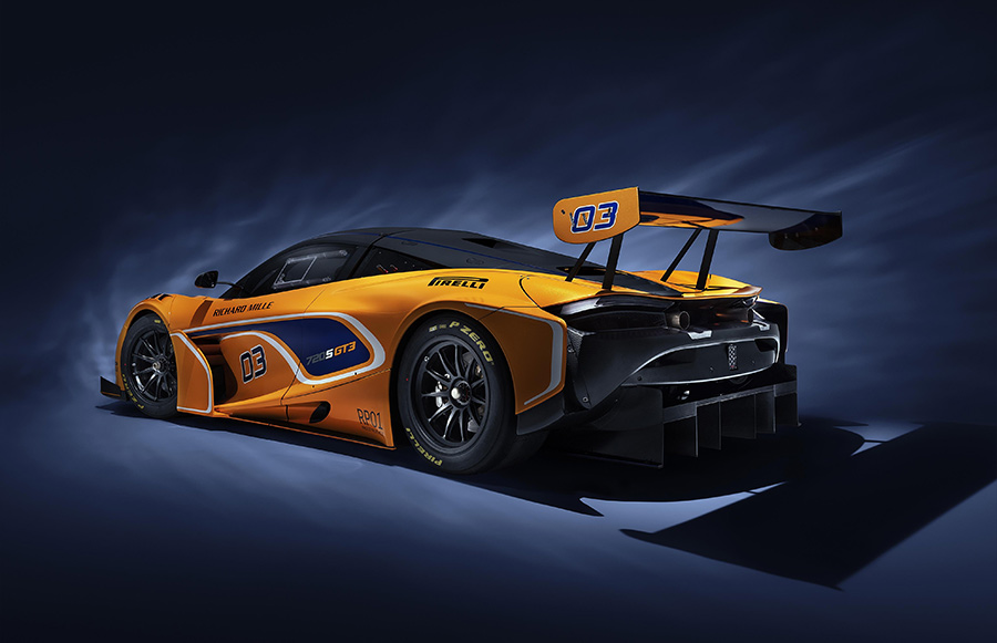 McLaren 720S GT3 Race Car Track Testing