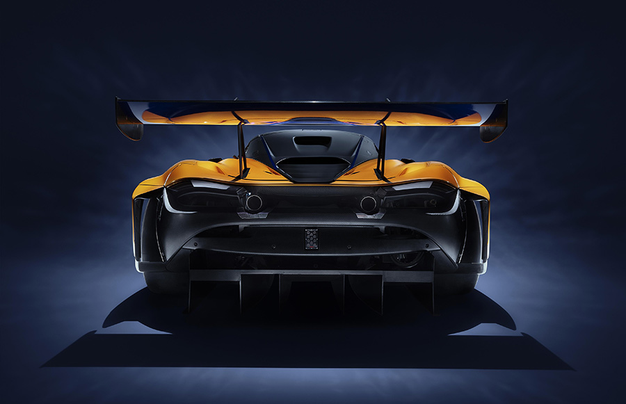 McLaren 720S GT3 Race Car Track Testing