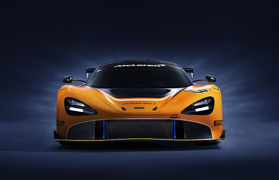 McLaren 720S GT3 Race Car Track Testing