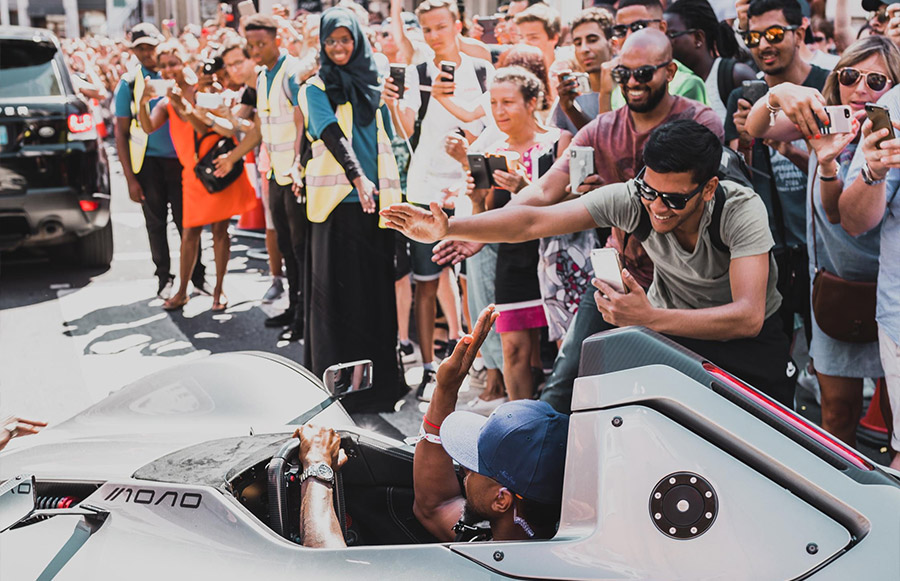 Usher Kicks Off Gumball 300 in Bac Mono Supercar