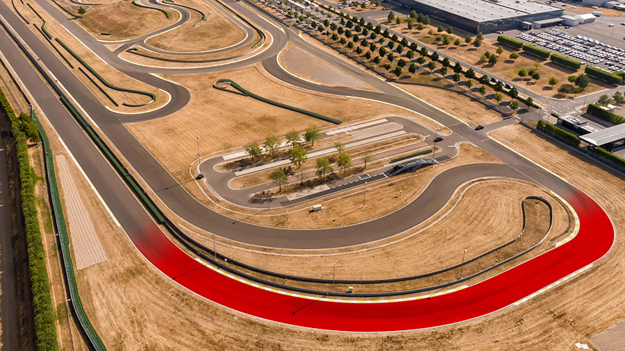 Porsche Circuit in Leipzig