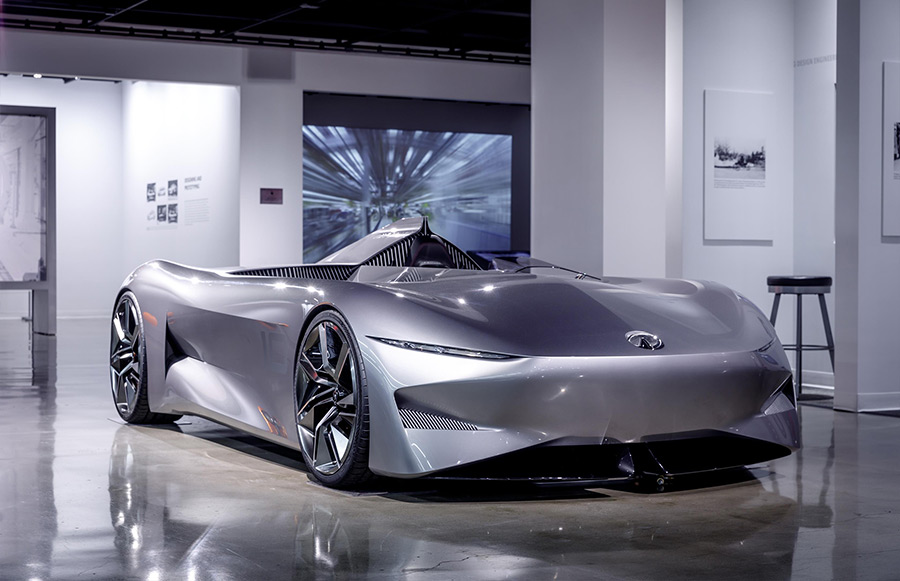 Infiniti Prototype 9 and Prototype 10 Display at Petersen Museum