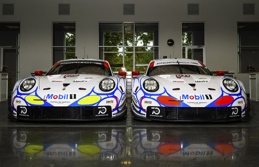 Porshe GT Team Historic Livery