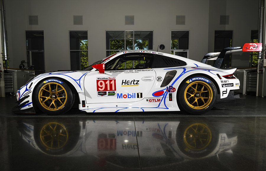 Porshe GT Team Historic Livery