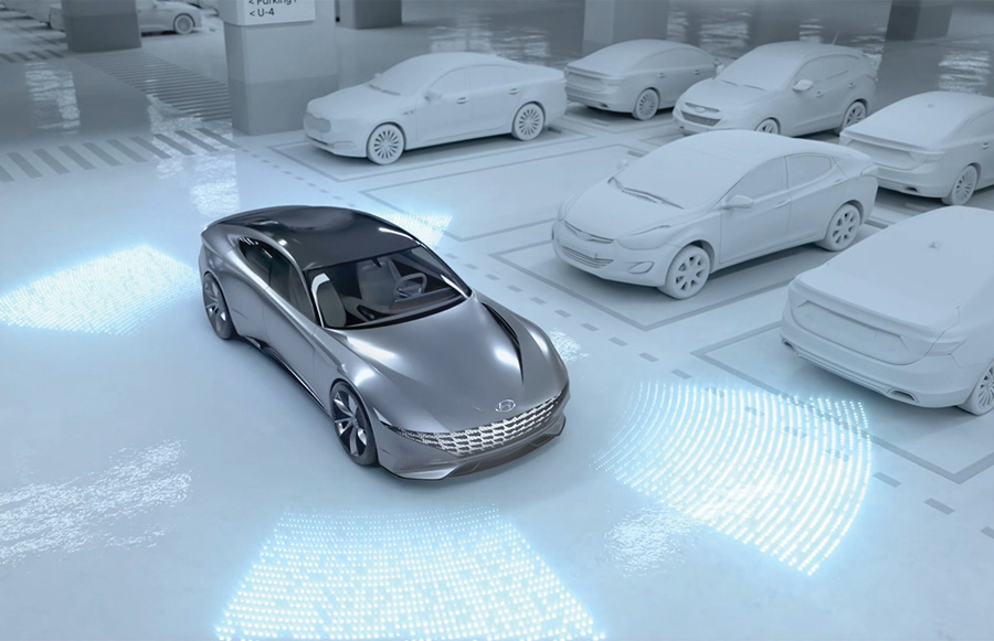 Hyundai and Kia Self Parking Concept