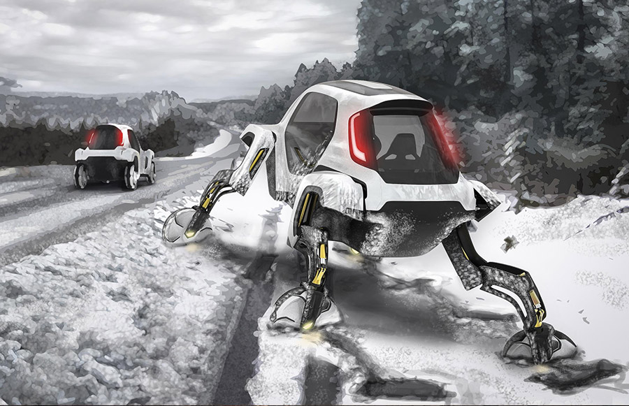 Hyundai Elevate Walking Car Concept