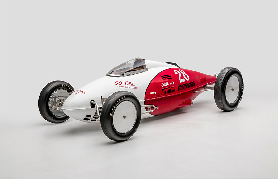 Petersen Museum Race Car Exhibit