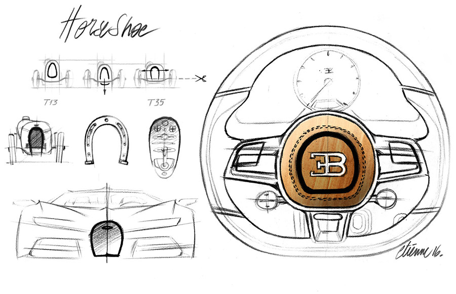 Bugatti Chiron interior