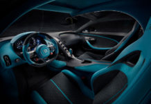 Bugatti Chiron interior