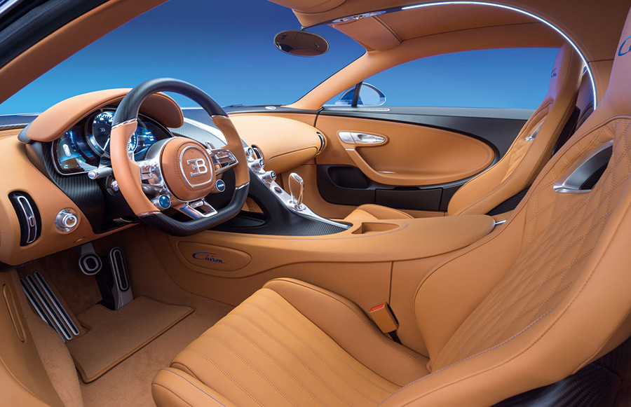 Bugatti Chiron interior