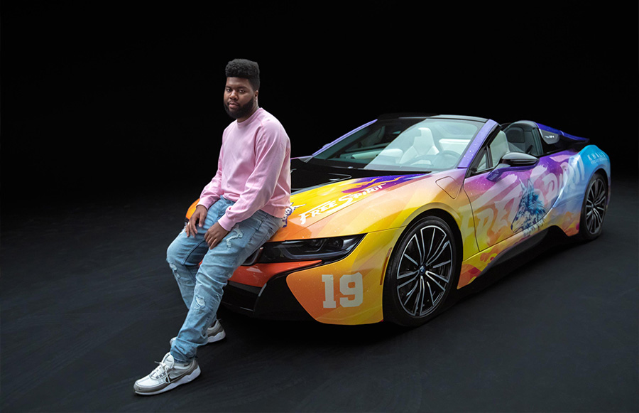 Khalid Coachella BMW i8 Roadster