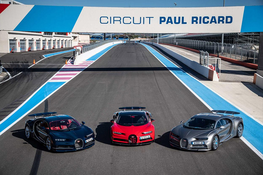 Bugatti to test Chiron and Chiron Sport on Paul Ricard Circuit
