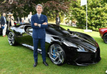 Bugatti La Voiture Noire Wins Design Award at the Villa d'Este
