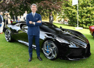 Bugatti La Voiture Noire Wins Design Award at the Villa d'Este