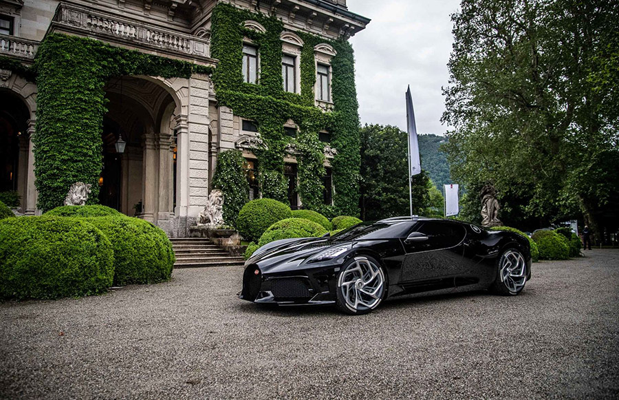 Bugatti La Voiture Noire Wins Design Award at the Villa d'Este