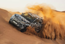 Land Rover Defender Desert Testing