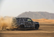 Land Rover Defender Desert Testing