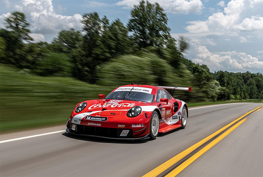 Porsche 911 RSR Coke Livery Petit Le Mans