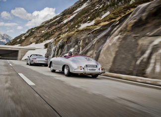 Gotthard Pass Porsche Speedster