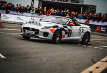 Jaguar F-Type Convertible Rally Car