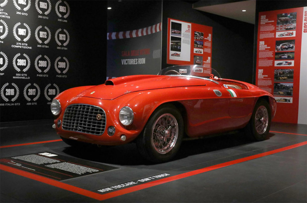 Seventy years of Le Mans Ferrari Museum Display