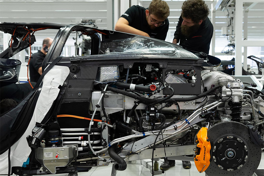 McLaren Speedtail Electric Drive Battery Technology