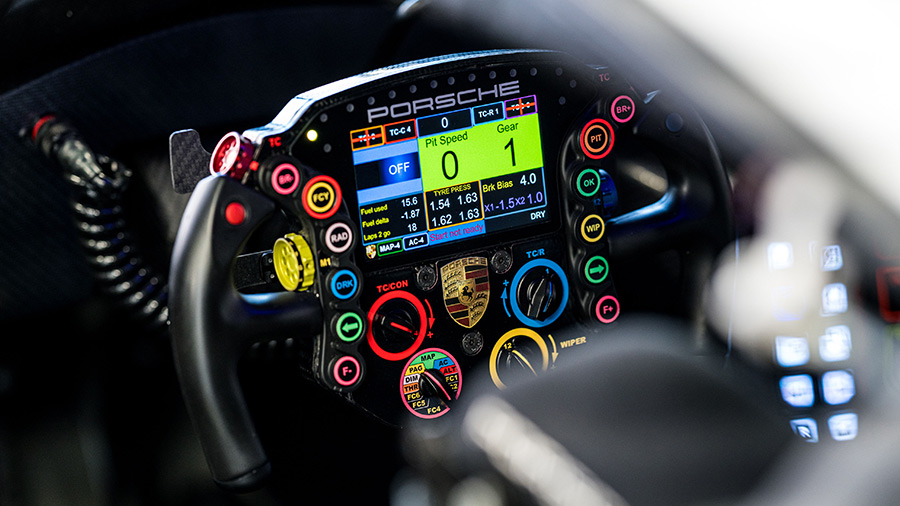 Porsche Steering Wheel Multifunctional Control Center
