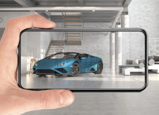 Lamborghini Huracán EVO Rear-Wheel Drive Spyder Augmented Reality Launch