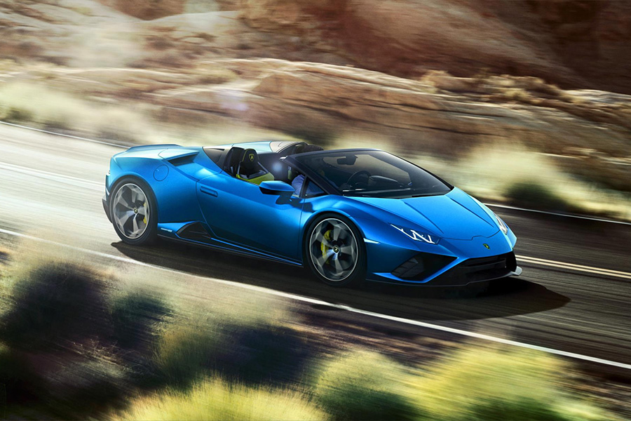 Lamborghini Huracán EVO Rear-Wheel Drive Spyder Augmented Reality Launch