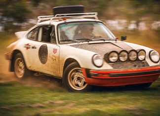 Jim Goodlett Porsche 911 SC Rally car