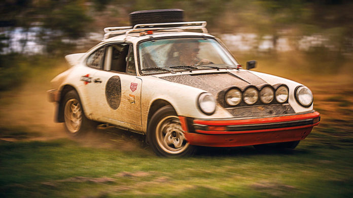 Jim Goodlett Porsche 911 SC Rally car