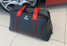 Jordan Bespoke Racing Red AR ‘Leather Art’ Duffle Bag
