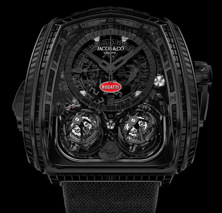 Jacob & Co. Twin Turbo Furious Bugatti La Montre Noire