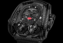 Twin Turbo Furious Bugatti La Montre Noire Watch from Bugatti and Jacob & Co. Jacob & Co. Twin Turbo Furious Bugatti La Montre Noire