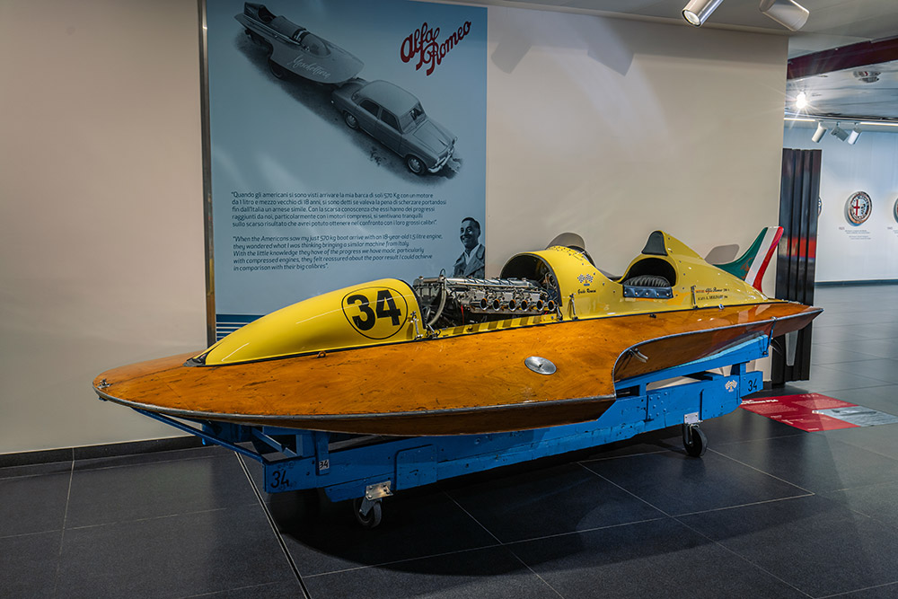 Alfa Romeo Boats Museum Exhibition Seahorses