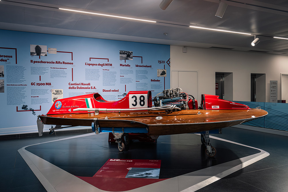Alfa Romeo Boats Museum Exhibition Seahorses