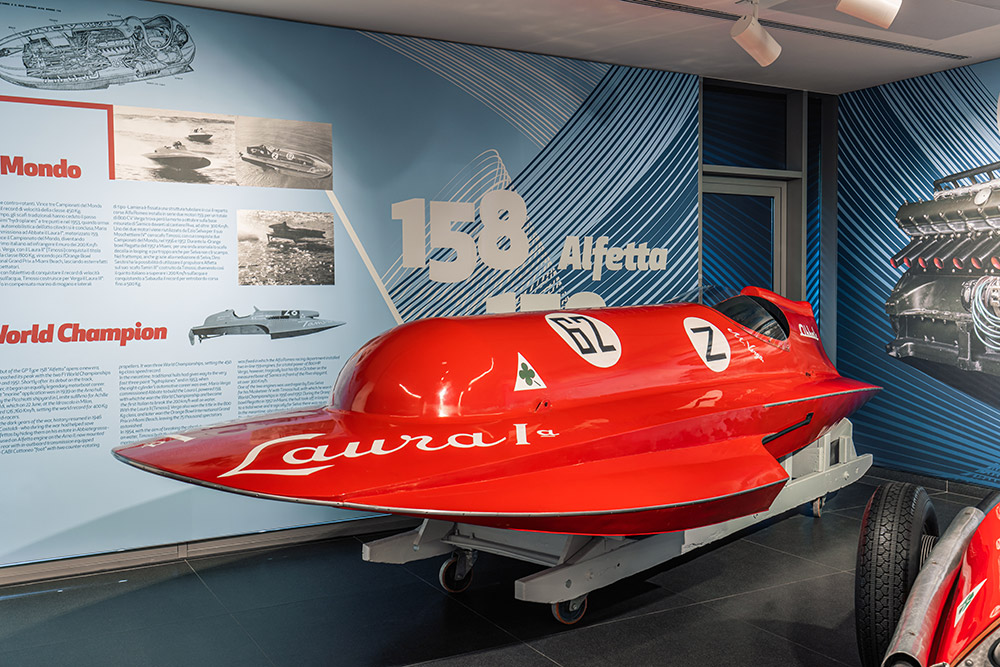 Alfa Romeo Boats Museum Exhibition Seahorses