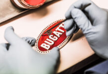 How the Bugatti Macaron Emblem on Every Bugatti Radiator is Handcrafted Bugatti Macron Radiator Emblem