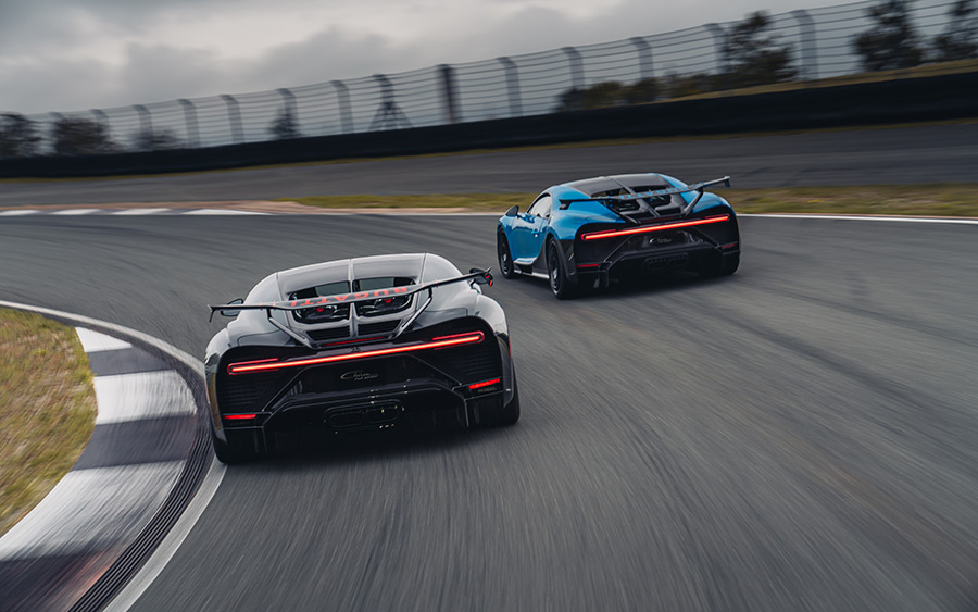 Customers Test Drive Bugatti Chiron Pur Sport