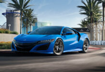 2021 Acura NSX Long Beach Blue Pearl