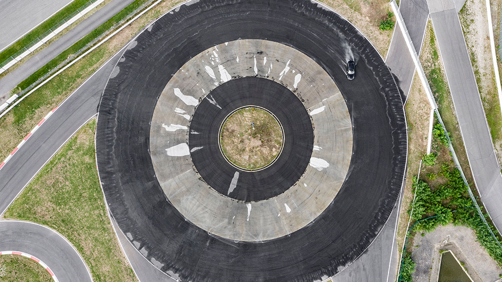 Porsche Taycan Drifts Guinness World Records Book at Hockenheimring